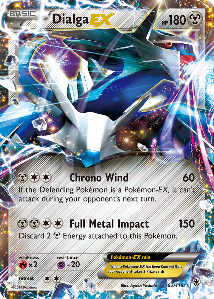 Dialga EX (62/119) [XY : Forces fantômes] 