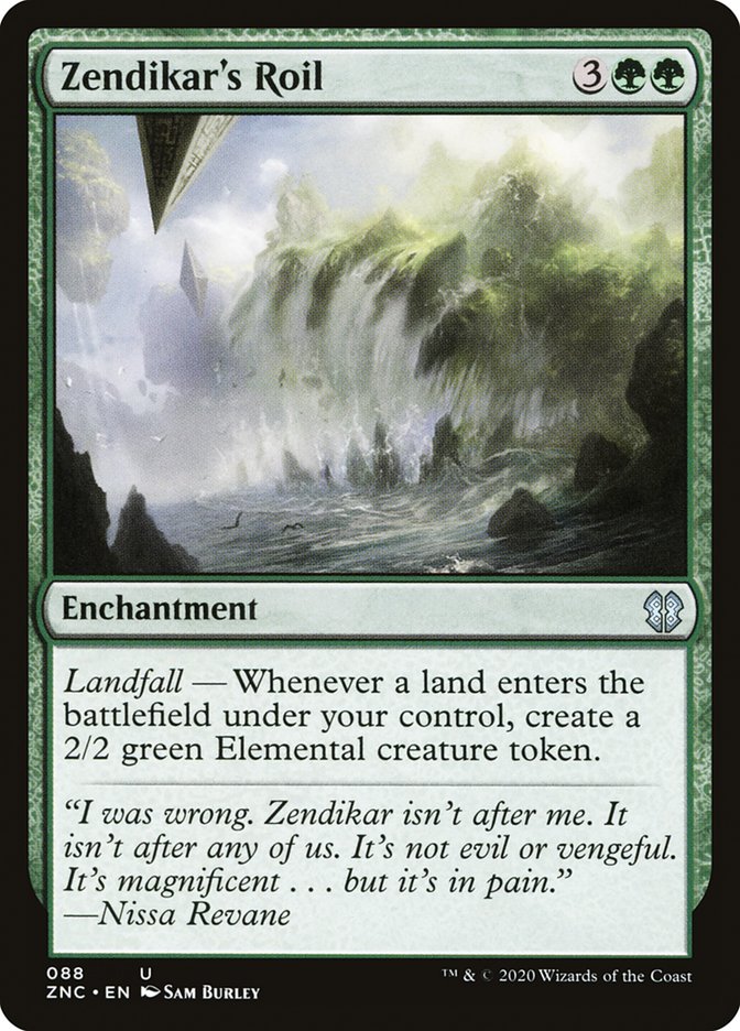 Le vacarme de Zendikar [Commandant ascendant de Zendikar] 