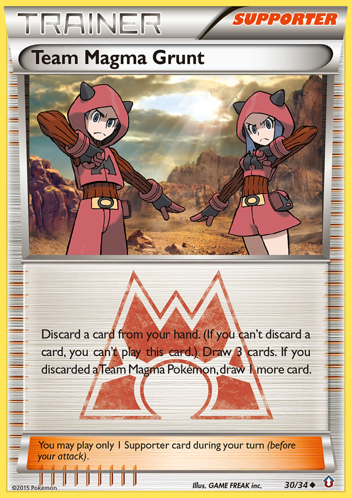 Team Magma Grunt (30/34) [XY : Double Crise] 