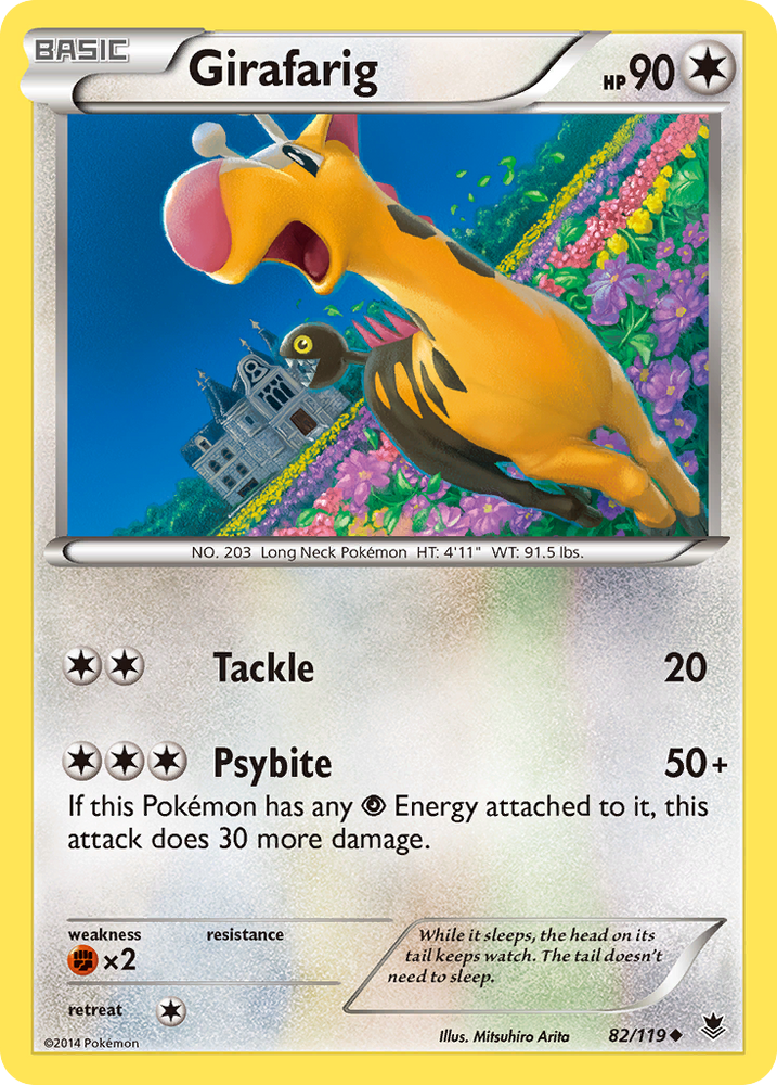 Girafarig (82/119) [XY : Forces fantômes] 