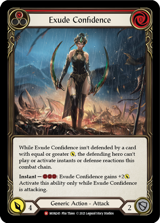 Exude Confidence [MON245-RF] (Monarch) 1ère édition Rainbow Foil 