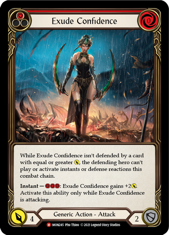 Exude Confidence [MON245-RF] (Monarch) 1ère édition Rainbow Foil 