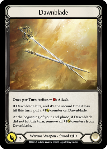 Dawnblade [TEA003-C] (Dorinthea Hero Deck) 1ère édition normale 