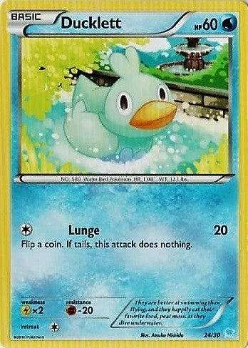 Ducklett (24/30) [XY : Kit d'entraînement 3 - Suicune] 