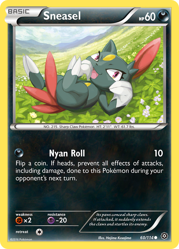 Sneasel (60/114) [XY : Siège à vapeur] 