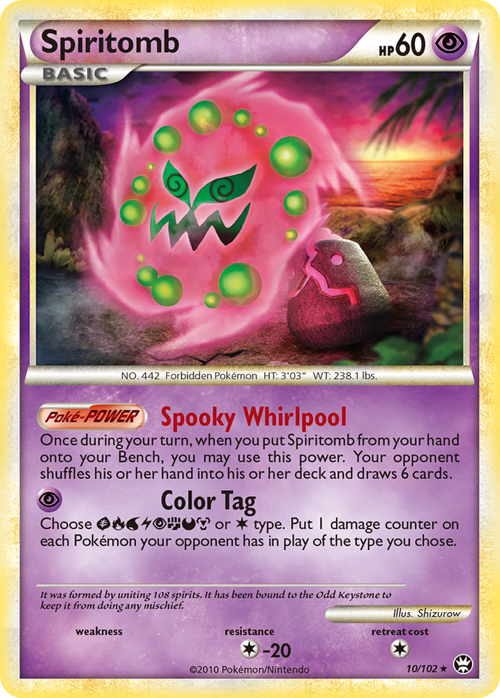 Spiritomb (10/102) [HeartGold &amp; SoulSilver : Triomphant] 