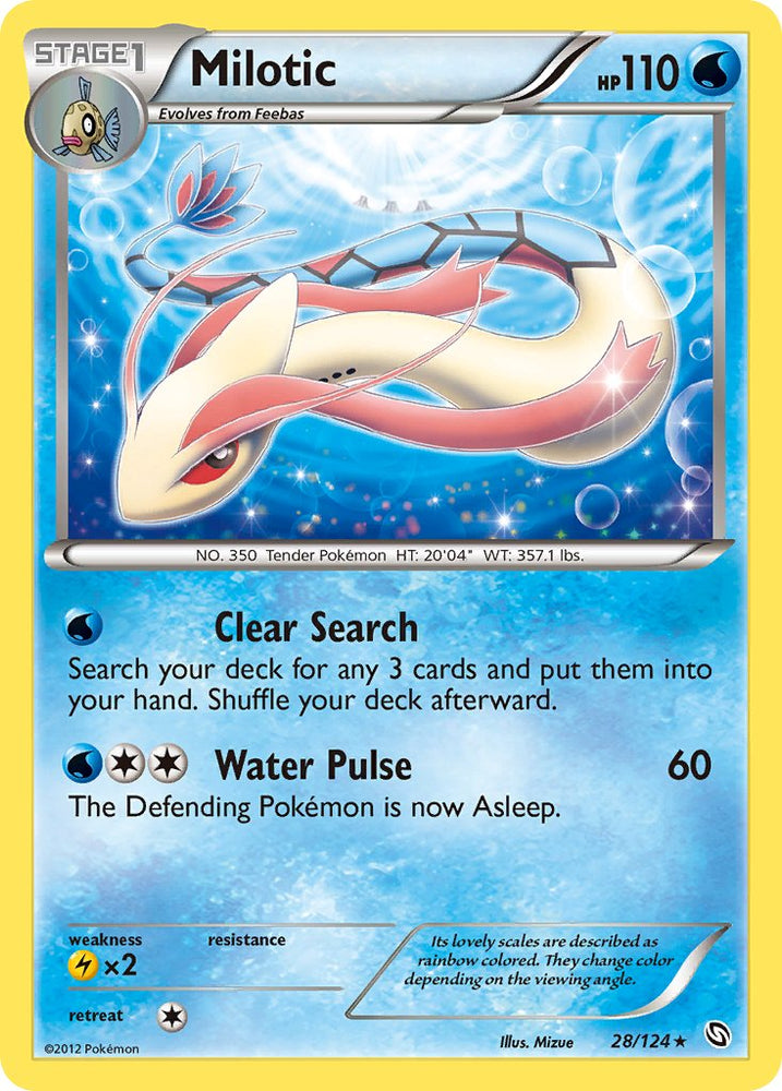 Milotic (28/124) (Thème Deck Exclusif) [Noir et Blanc : Dragons Exaltés] 