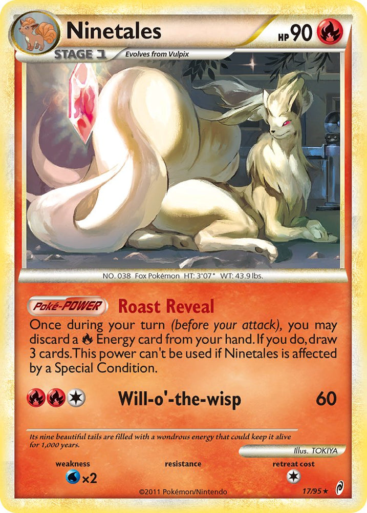 Ninetales (17/95) (Thème Deck exclusif) [HeartGold &amp; SoulSilver : Call of Legends] 