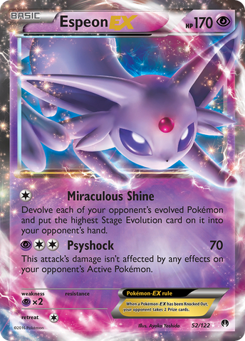 Espeon EX (52/122) [XY : point de rupture] 