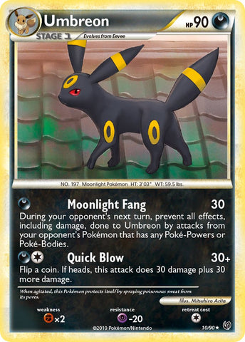 Umbreon (10/90) (Exclusivité Theme Deck) [HeartGold &amp; SoulSilver : Intrépide] 