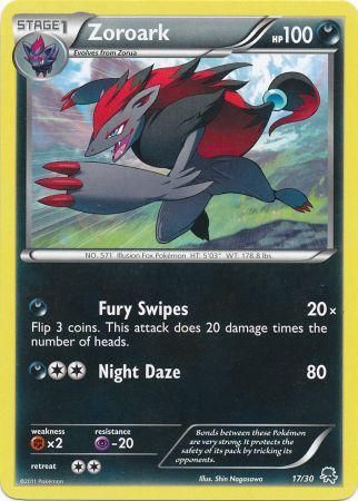 Zoroark (17/30) [Noir et Blanc : Kit d'entraînement - Zoroark] 