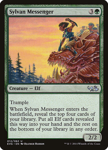 Messager sylvestre (Elfes contre Gobelins) [Duel Decks Anthology] 