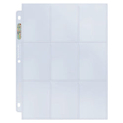 Ultra PRO: 9-Pocket Pages - Silver Series (3-Holes / 100-Pack)