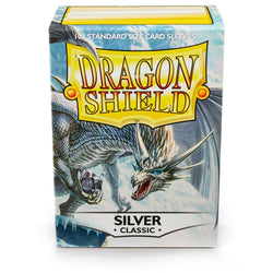 Dragon Shield : Pochettes standard 100 carats - Argent (Classique) 