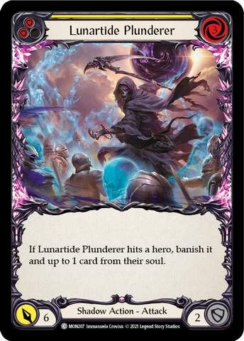 Lunartide Plunderer (Jaune) [MON207-RF] (Monarch) 1ère édition Rainbow Foil 