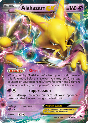 Alakazam EX (25/124) [XY : Collision des destins] 