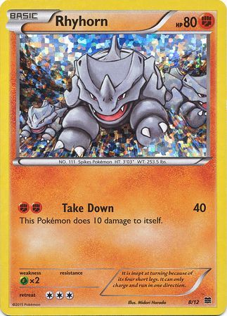 Rhyhorn (8/12) [Promos McDonald's : Collection 2015] 