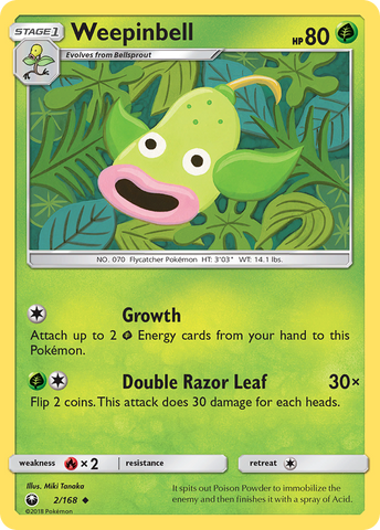 Weepinbell (2/168) [Soleil et Lune : Tempête céleste] 