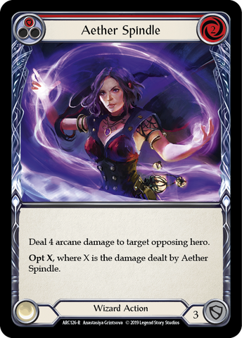 Aether Spindle (Rouge) [ARC126-R] (Arcane Rising) 1ère édition Rainbow Foil 