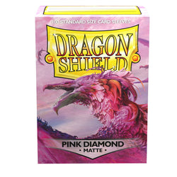 Dragon Shield : Pochettes standard 100 ct – Diamant rose (mat) 