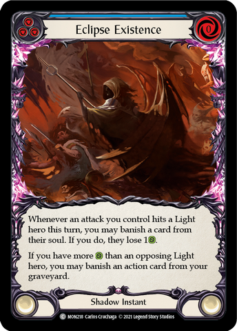 Eclipse Existence [MON218-RF] (Monarch) 1ère édition Rainbow Foil 