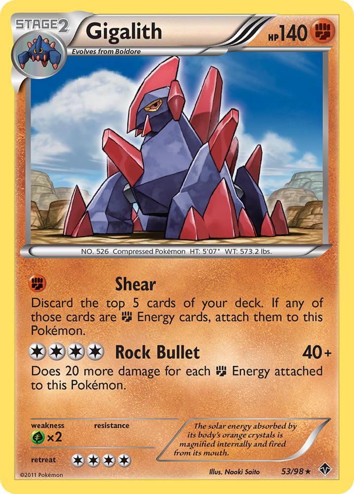 Gigalith (53/98) [Black & White: Emerging Powers]