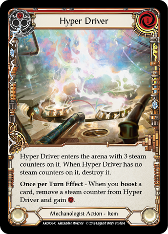 Hyper Driver [ARC036-C] (Arcane Rising) 1ère édition Rainbow Foil 