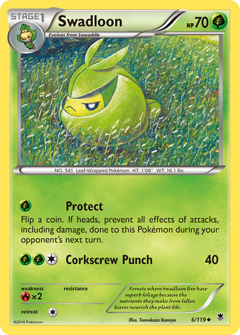 Swadloon (6/119) [XY : Forces fantômes] 