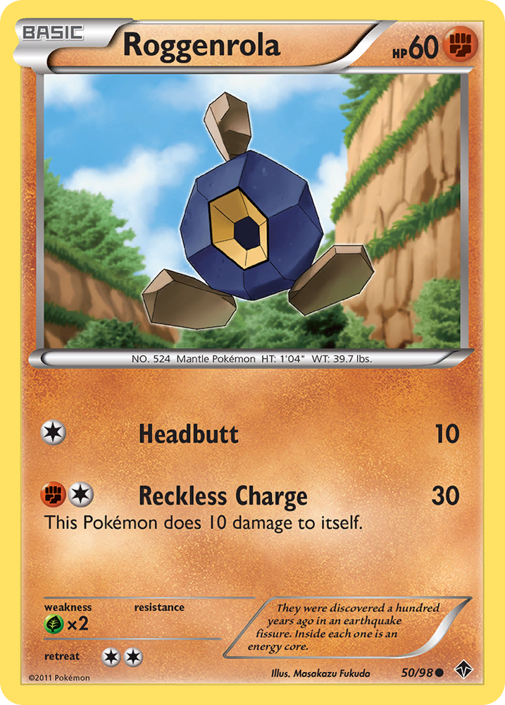 Roggenrola (50/98) [Black & White: Emerging Powers]