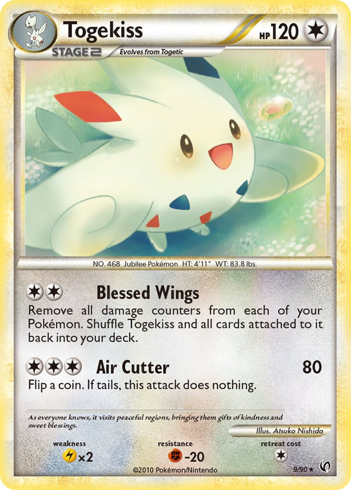 Togekiss (9/90) (Exclusivité Theme Deck) [HeartGold &amp; SoulSilver : Intrépide] 