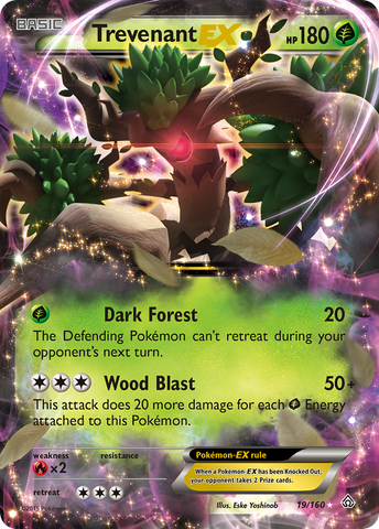 Trevenant EX (19/160) [XY : Primal Clash] 