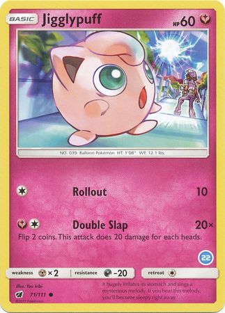 Jigglypuff (71/111) (Deck exclusif #22) [Soleil et Lune : Kit d'entraînement - Alolan Ninetales] 