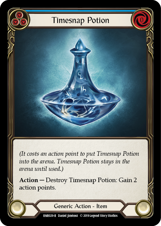 Potion Timesnap [RNR029-R] (Rhinar Hero Deck) 1ère édition normale 