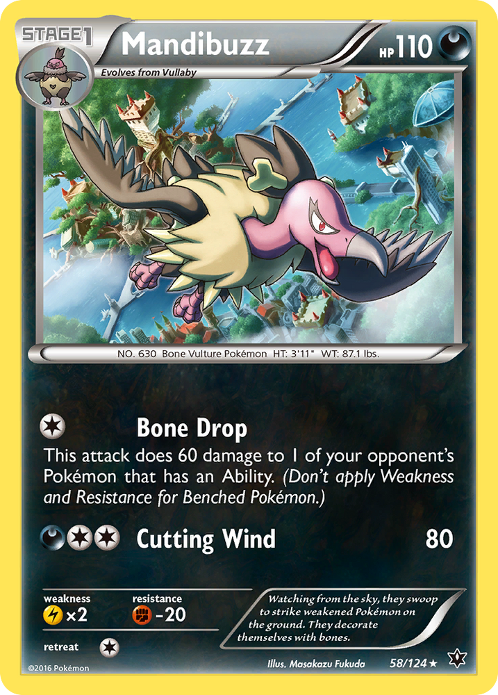 Mandibuzz (58/124) [XY : Collision des destins] 