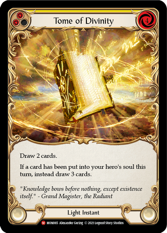 Tome of Divinity [MON065-RF] (Monarch) 1ère édition Rainbow Foil 