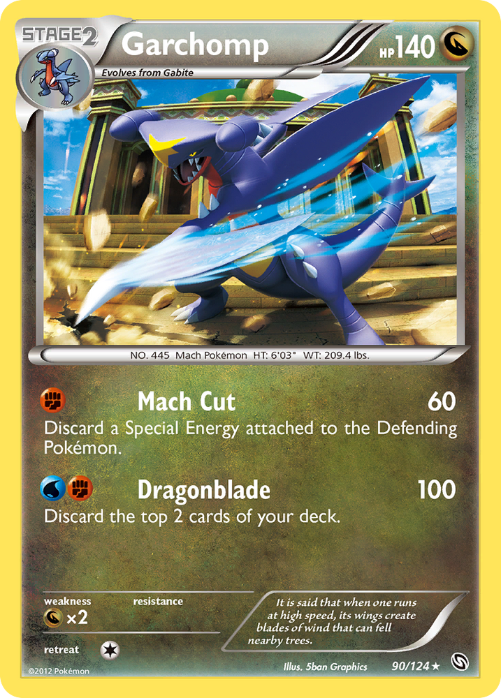 Garchomp (90/124) [Noir et Blanc : Dragons Exaltés] 