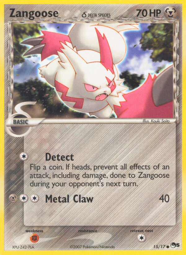 Zangoose (15/17) (Espèce Delta) [Série POP 5] 