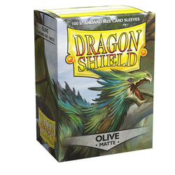 Dragon Shield : Pochettes standard 100 ct – Olive (mat) 