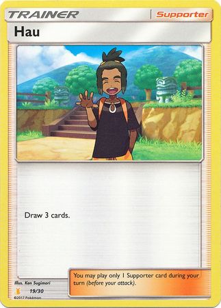 Hau (19/30) [Soleil et Lune : Kit d'entraînement - Alolan Raichu] 