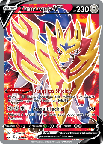 Zamazenta V (196/202) [Épée et bouclier : ensemble de base] 