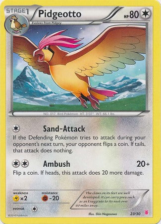 Pidgeotto (23/30) [XY : Kit d'entraînement 1 - Wigglytuff] 