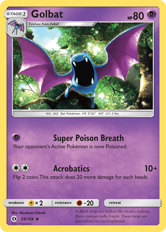 Golbat (55/149) [Soleil et Lune : ensemble de base] 