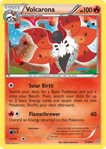 Volcarona (17/98) [XY : Origines anciennes] 