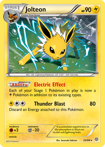 Jolteon (26/98) [XY : Origines anciennes] 