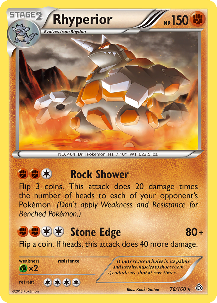 Rhyperior (76/160) [XY : Primal Clash] 