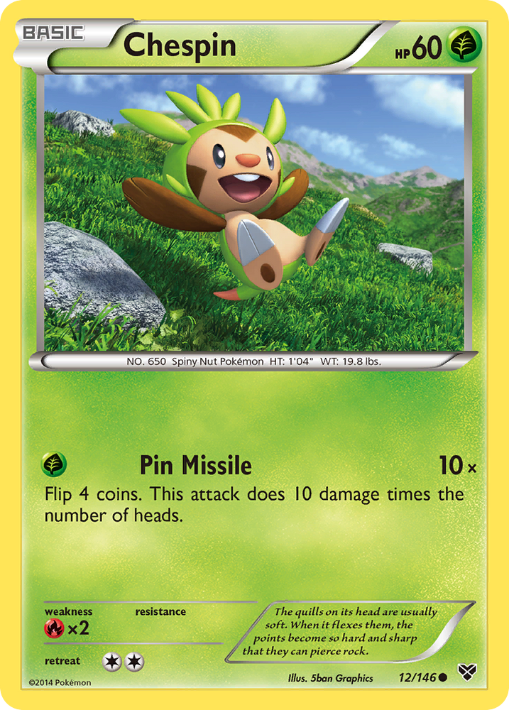 Chespin (12/146) [XY : Ensemble de base] 