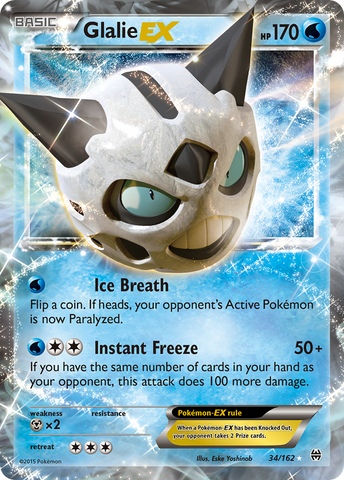 Glalie EX (34/162) [XY : PERCÉE] 