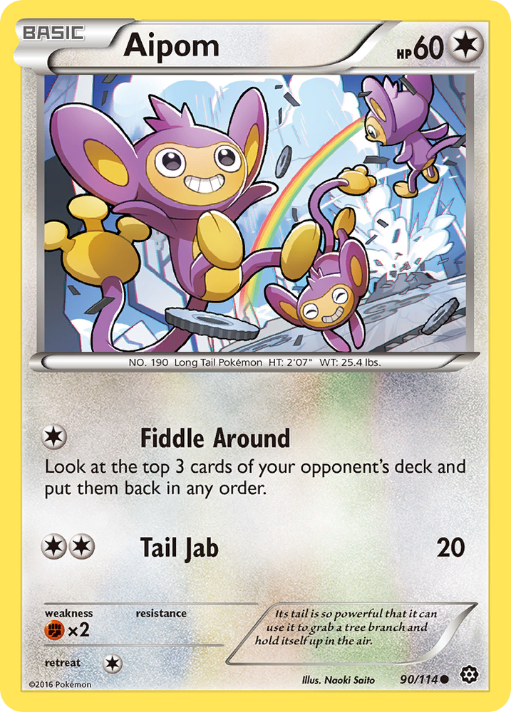 Aipom (90/114) [XY : Siège à vapeur] 