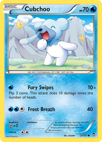 Cubchoo (21/111) [XY : Poings furieux] 