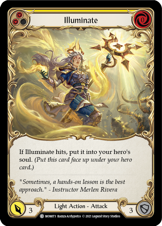 Illuminate (Jaune) [MON073-RF] (Monarch) 1ère édition Rainbow Foil 